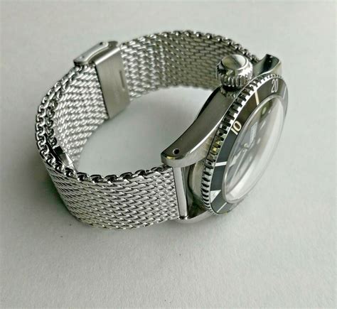 omega strap mesh bracelet.